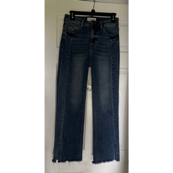 Women's Risen Blue Flare & Wide Leg Jeans Size 28 - Picture 2 of 7